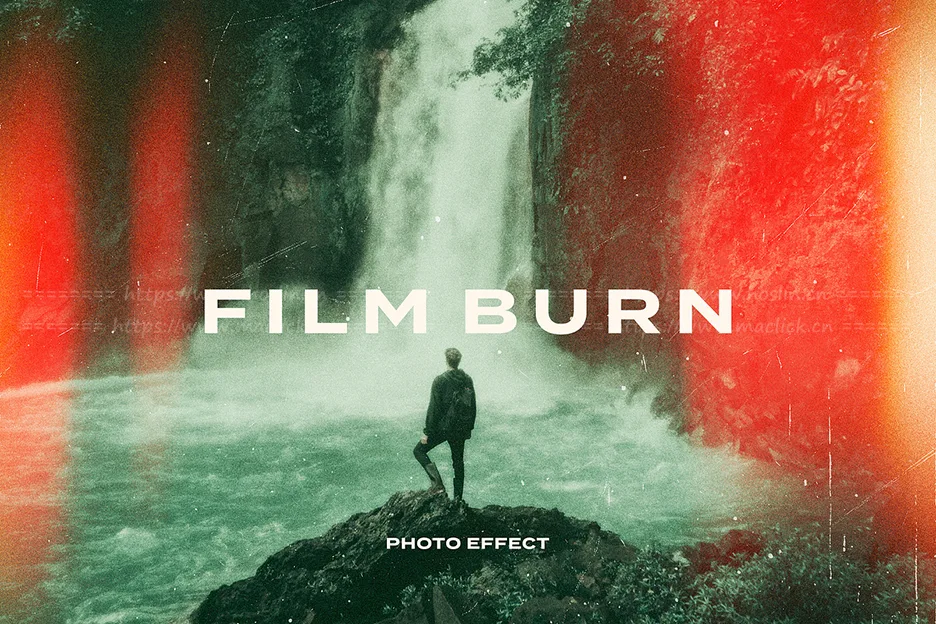 复古胶片特效,PSD模板