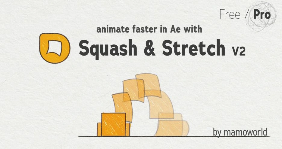 挤压拉伸,MG动画,AE脚本